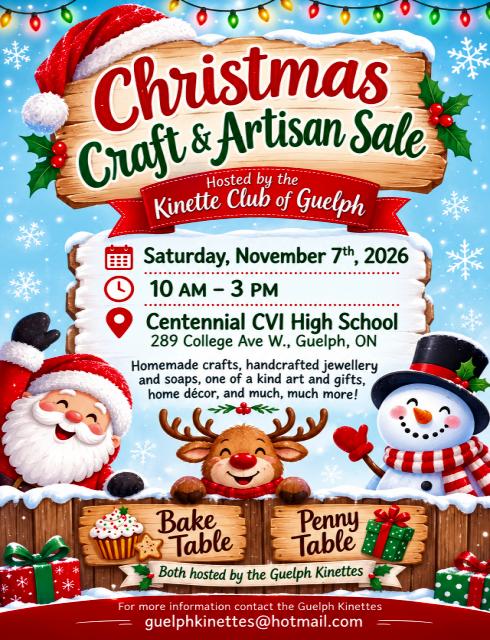 Dec 7th 2026, Hosted by the Guelph Kinettes