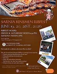 2026 Ribfest, hosted by The Sarnia Kin Club