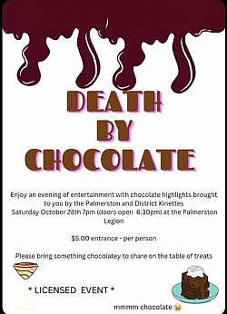 Palmserston Kinette Club Death By Chocolate fundraiser