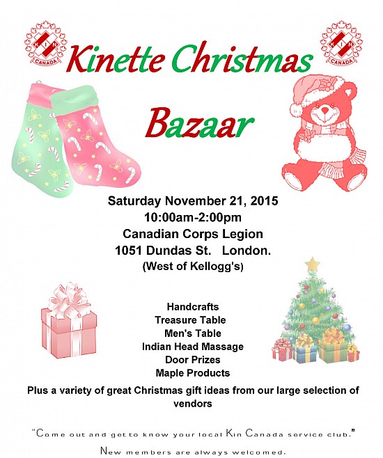 London Kinette Christmas Bazaar